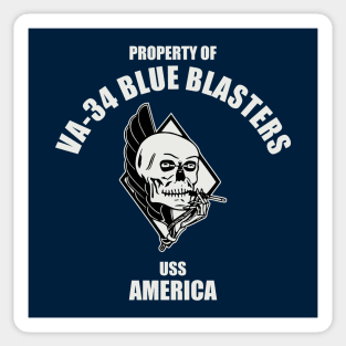 VA-34 Blue Blasters - USS America Sticker